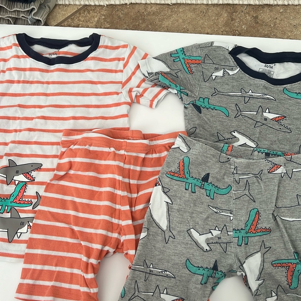 Boys Mix and Match 5T Short Jammie’s Set